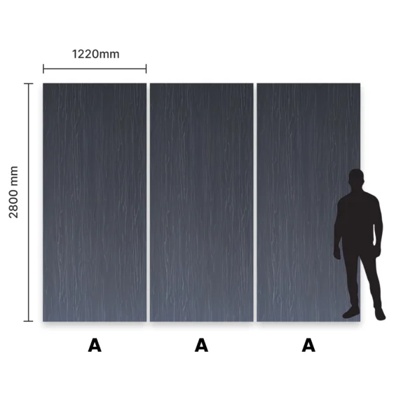 płyta drewnopodobna DARK WOOD Panel węglowy drewnopodobny ciemny Dark Wood - wymiary