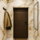 Płyta węglowa PCV Light Sand Premium w korytarzu