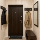 Płyta węglowa imitująca drewno Light Wood w korytarzu