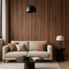 Płyty węglowe imitujące drewno Nut Wood do salonu