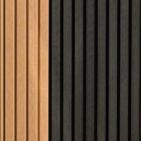 Lamel czarny i brązowy