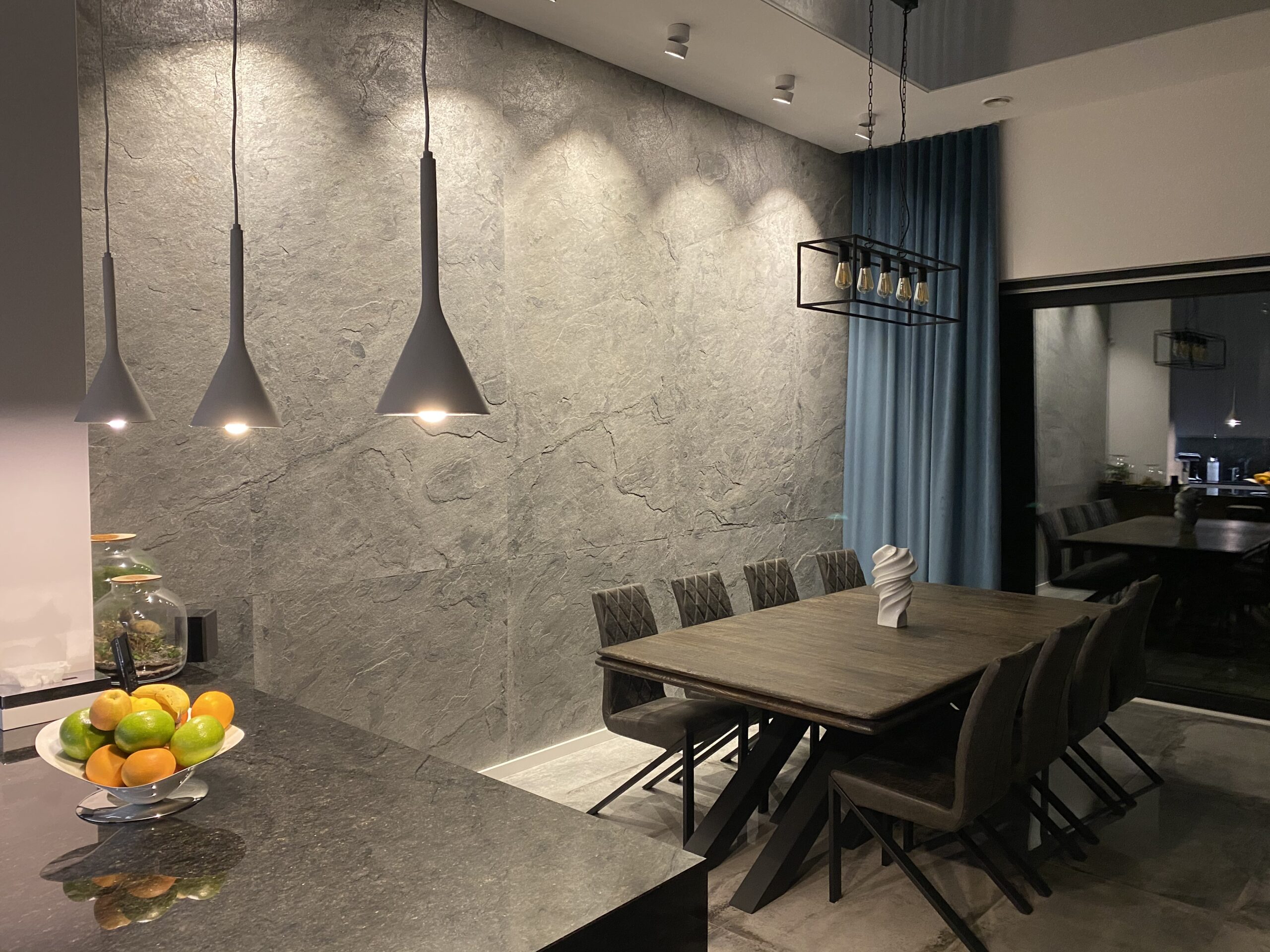 fornir kamienny silver grey