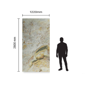 Realne wymiary forniru kamiennego Spring Stone 2800mm x 1220mm
