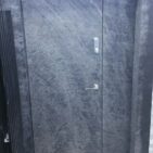 Realizacja drzwi fornirem kamiennym sparkle Stone