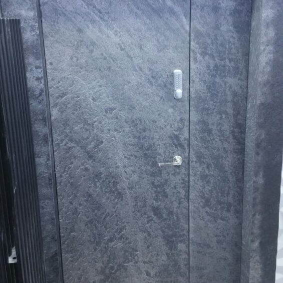 Realizacja drzwi fornirem kamiennym sparkle stone Realizacja drzwi fornirem kamiennym sparkle Stone