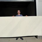 Fornir kamienny Arctic Stone Marblex – naturalny łupek w odcieniach bieli i szarości realne zdjęcie produktu