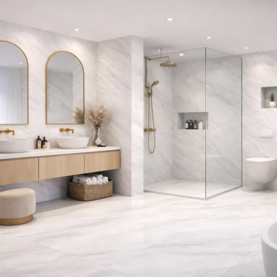 Wizualizacja łazienki wykonanej kamieniem w rolce z toaletą ARCTIC STONE 280x122 Wizualizacja łazienki wykonanej kamieniem w rolce z toaletą ARCTIC STONE 280x122