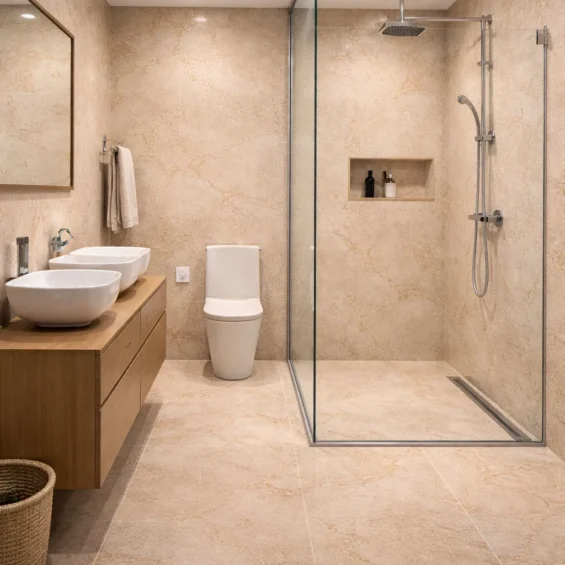 Wizualizacja łazienki z walk-in kamieniem w rolce Desert Stone firmy Marblex.png Wizualizacja łazienki z walk-in kamieniem w rolce Desert Stone firmy Marblex.png